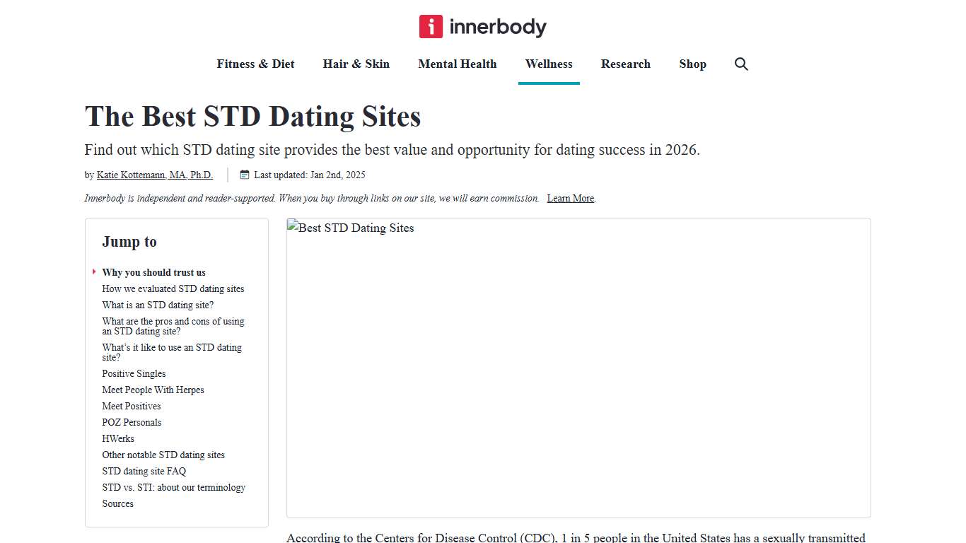 The Best STD Dating Sites [2026] | Cost, size, privacy, and more