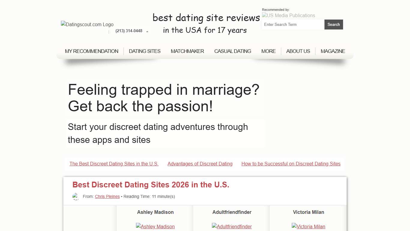 The Best Discreet Dating Sites for You 2026 - DatingScout